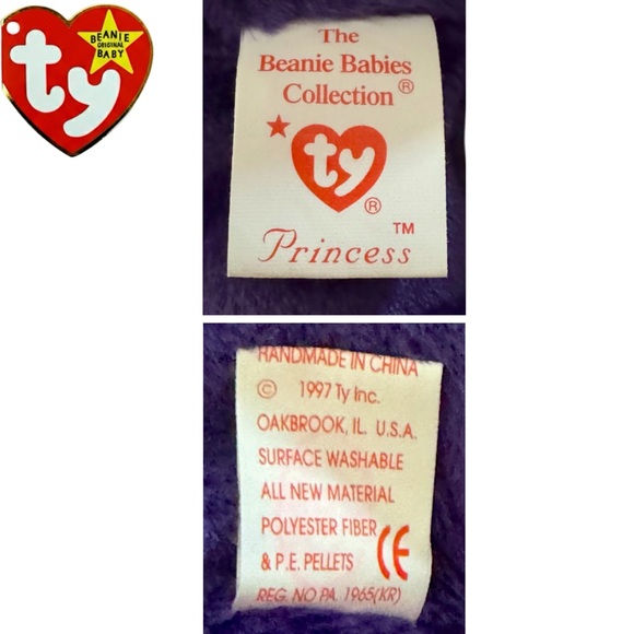 NEW RARE‼️ Ty Beanie Baby Princess Diana 1997 Limited Edition w/TAG ERROR MINT - Picture 16 of 16